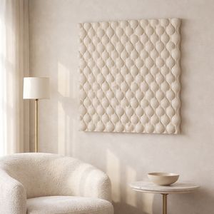 WADEROSE IVORY WALL SCULPTURE 37 (IN) 9