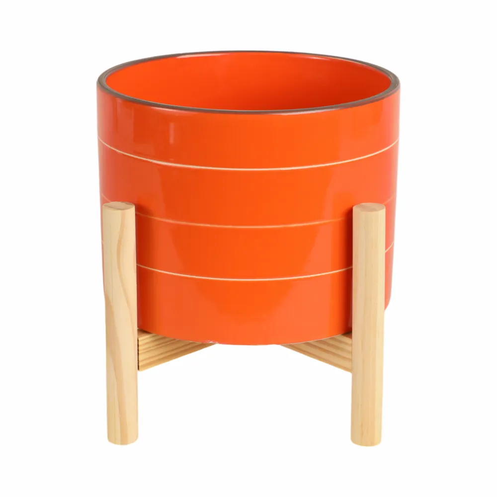PEYTONFORD ORANGE PLANTER 9 (IN)
