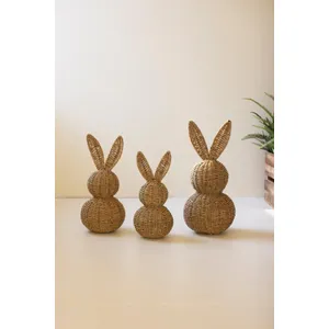 Set of 3 Woven Vine Easter Rabbits 3
