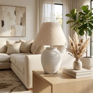 DARRENWAY WHITE LAMP 27 (IN) 10