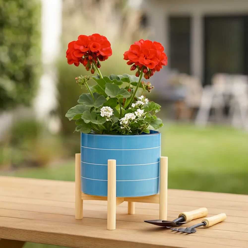 ALDERRUN BLUE PLANTER 9 (IN)