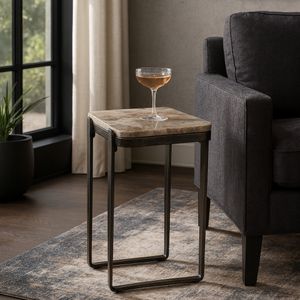 CLAYCREST GRAY TABLE 24 (IN) 13