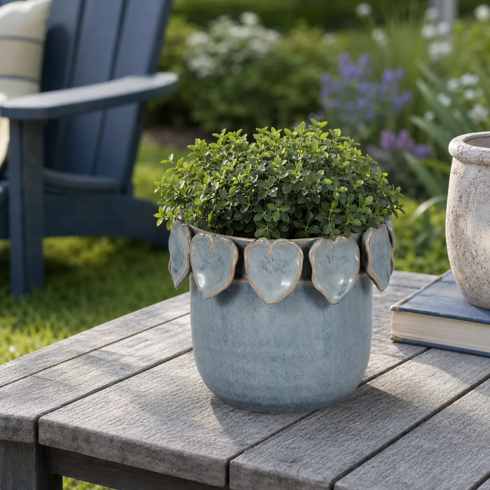 SLATERCLIFF BLUE PLANTER 6 (IN)