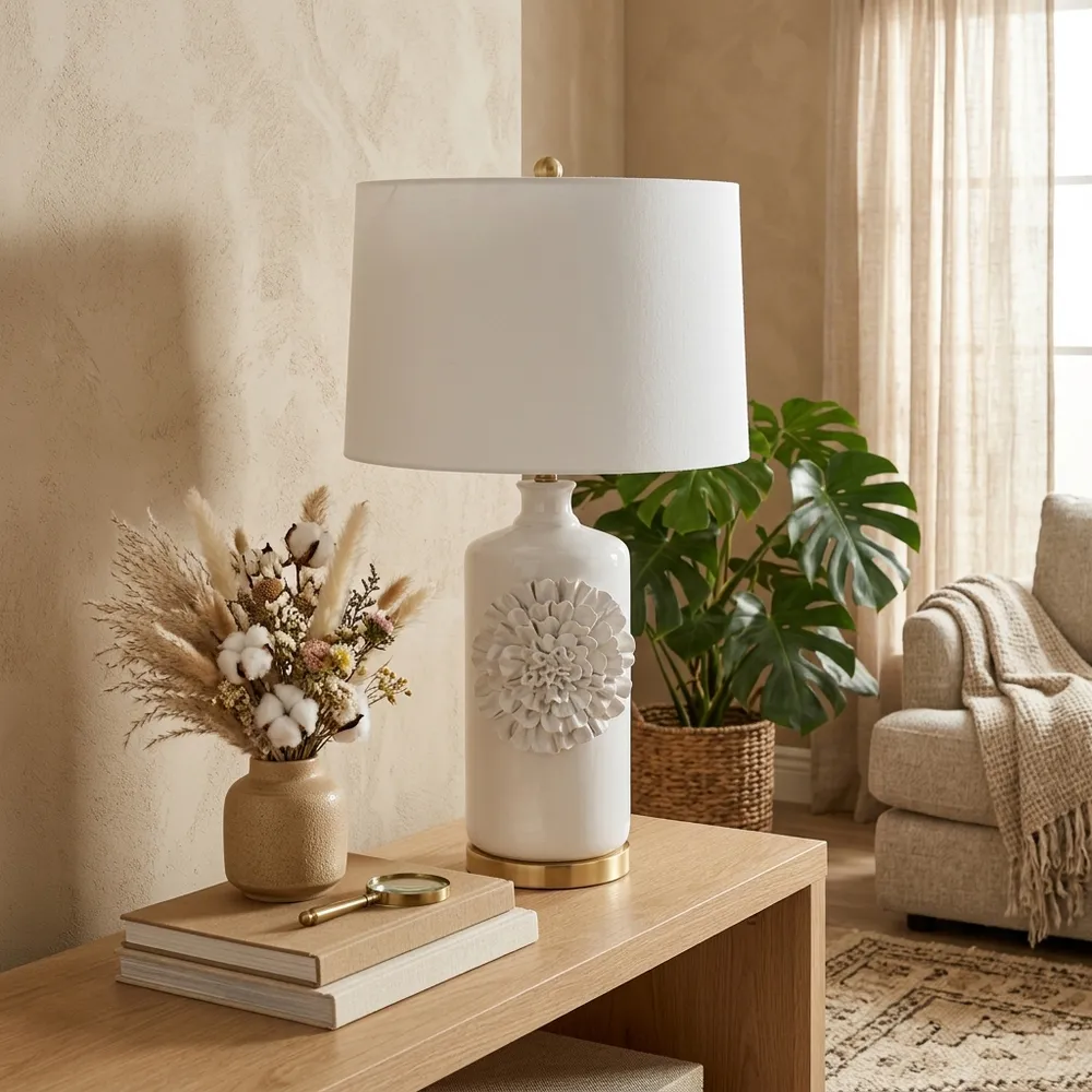 GRISHAMCREST TAN LAMP 29 (IN)