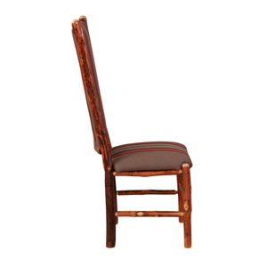 Hickory High Back Upholstered Back Side Chair - 
Customer's Own Material 4