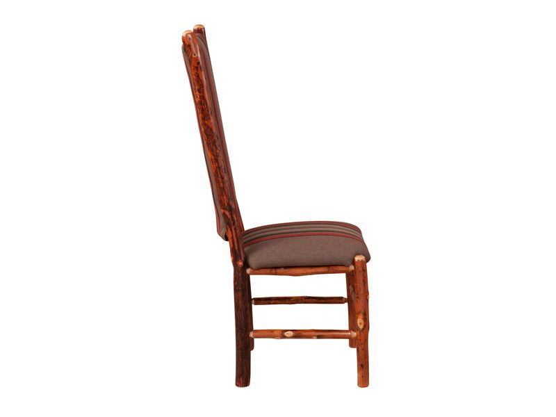 Hickory High Back Upholstered Back Side Chair - 
Customer's Own Material 4
