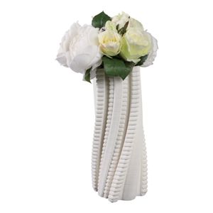 CALDERFIELD IVORY VASE 13 (IN) 3