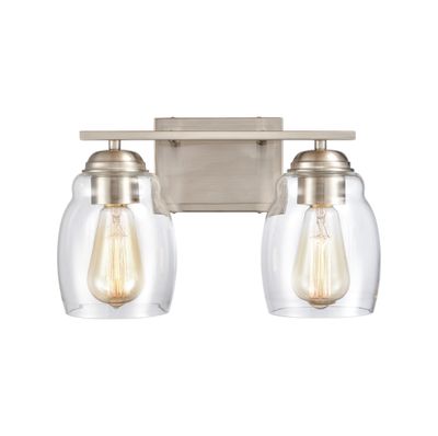 Calistoga 14'' Wide 2-Light Vanity Light - Brushed Nickel