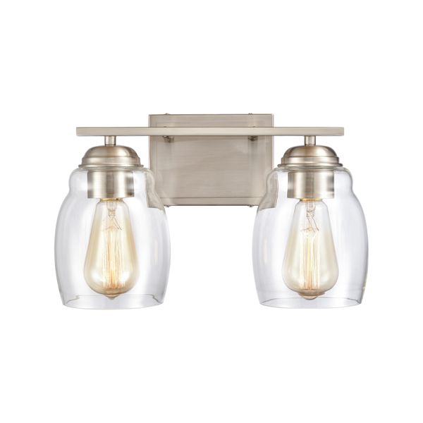 Calistoga 14'' Wide 2-Light Vanity Light - Brushed Nickel