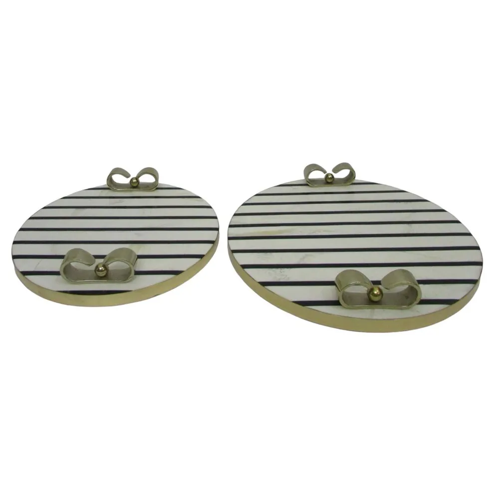DARRENCLIFF SET OF 2 CREAM TRAY 3 (IN)