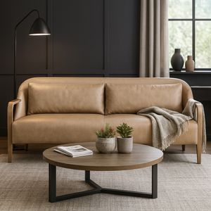 CHAPINRUN TAN SOFA 33 (IN) 10