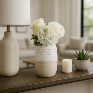 RIPLEYBEACH IVORY VASE 8 (IN) 2