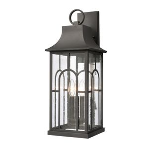 Triumph 23'' High 3-Light Outdoor Sconce - Textured Black 3