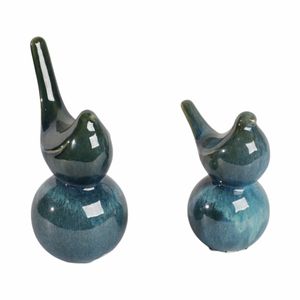 HAYFIELDMOOR SET OF 2 BLUE DECOR 9 (IN) 3