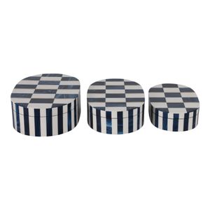 FALLONFORD SET OF 3 WHITE BOXES 4 (IN) 4