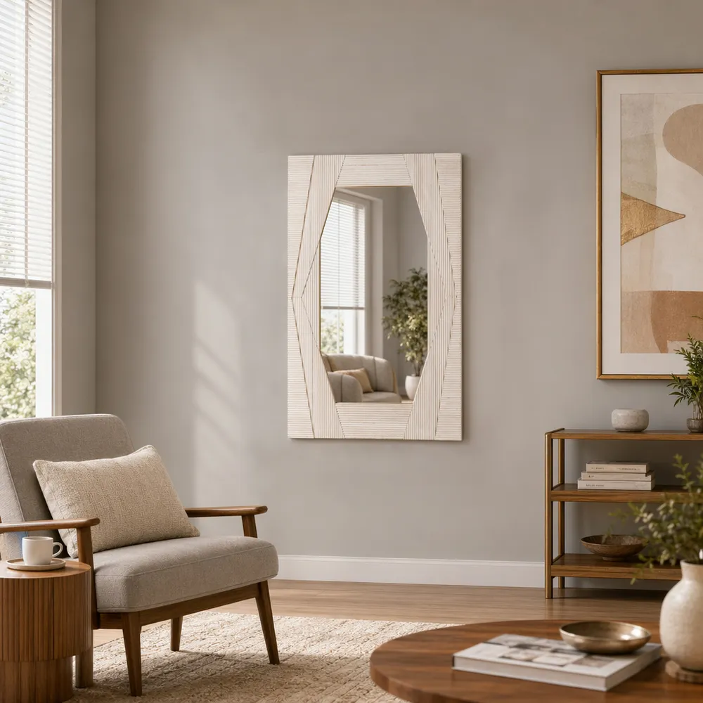 PALMERDALE WHITE MIRROR 36 (IN)
