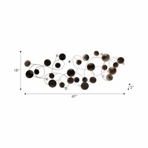 SOLLAKE SILVER METAL WALL 18 (IN) 8