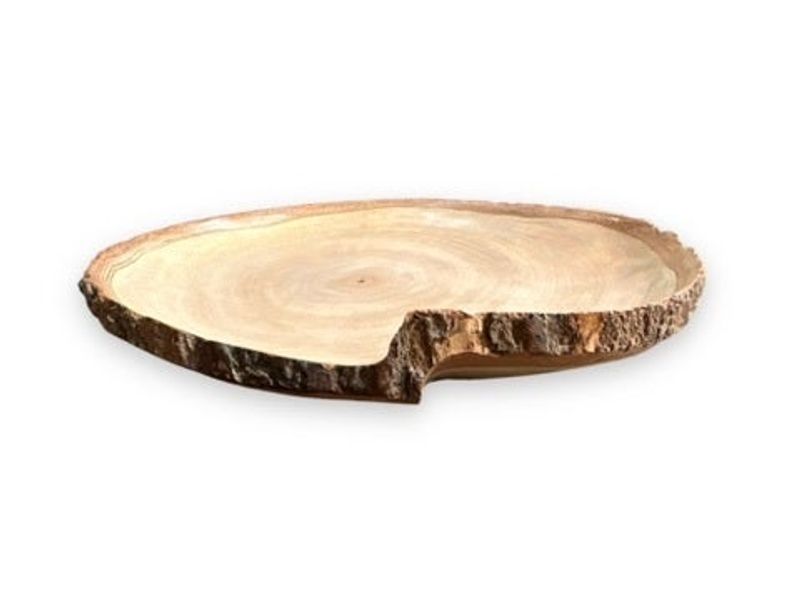 10" Rustic Wooden Tray 1