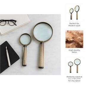 MAXWELLVALE SET OF 2 GOLD DECOR 9 (IN) 8