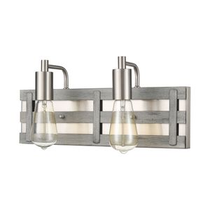 Brigantine 16'' Wide 2-Light Vanity Light - Weathered Driftwood 2