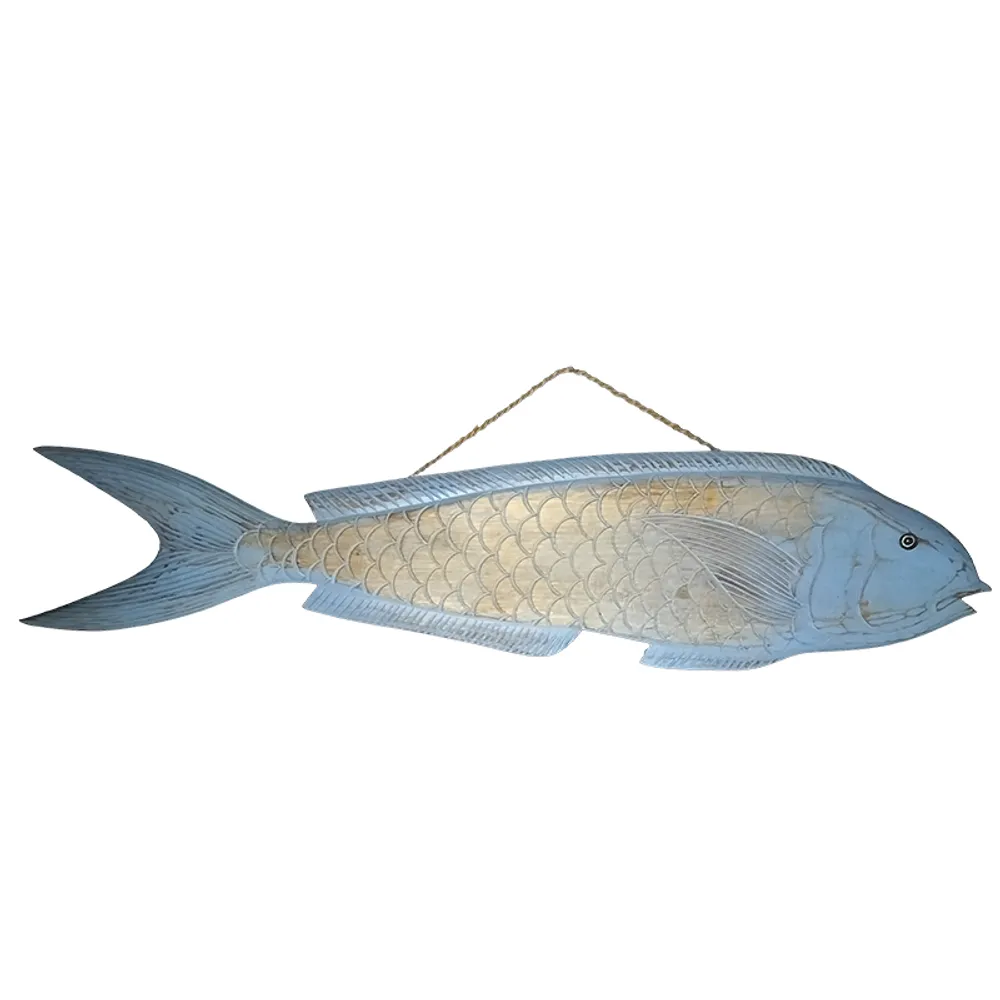 40" BLUE FISH NATURAL