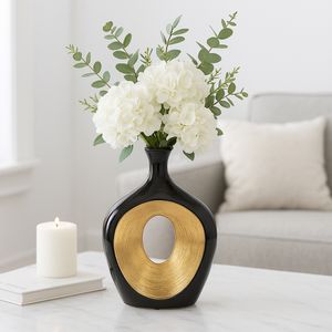 HARDENCLIFF BLACK VASE 14 (IN) 10