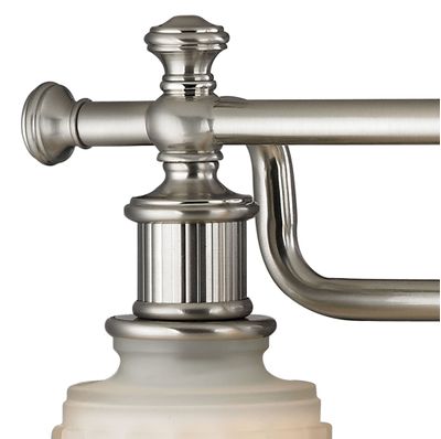 Acadia 22″ Wide 3-Light Vanity Light - Brushed Nickel