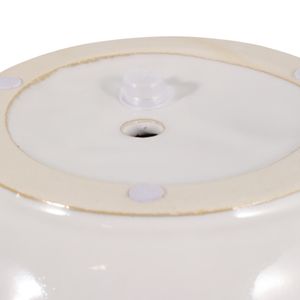 DRAPEROAK SET OF 2 IVORY PLANTER 10 (IN) 8