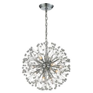Dandelion 18'' Wide 9-Light Chandelier - Polished Chrome 1