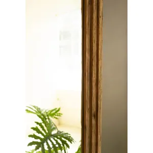 Arched Top Recycled Framed Floor Mirror 2
