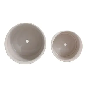 DANEBY SET OF 2 IVORY PLANTER 7 (IN) 8
