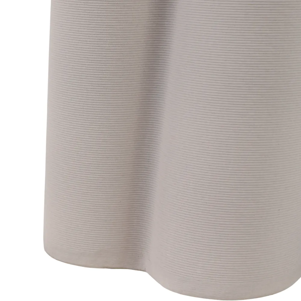 HOPEBEACH GRAY VASE 18 (IN)