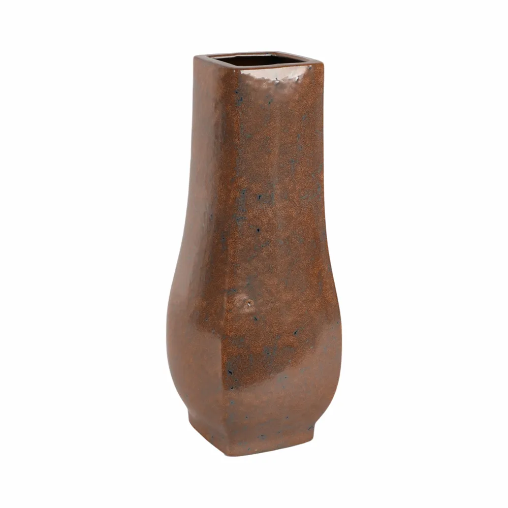 CORBINPORT BROWN VASE 17 (IN)