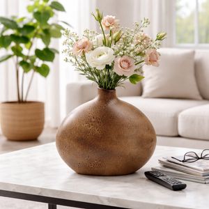 CABOTPARK BROWN VASE 14 (IN) 12