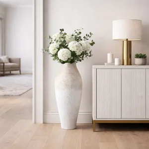 DENNINGLAND WHITE VASE 32 (IN) 12