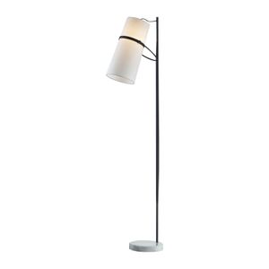 Banded Shade 70'' High 1-Light Floor Lamp - Matte Black 4