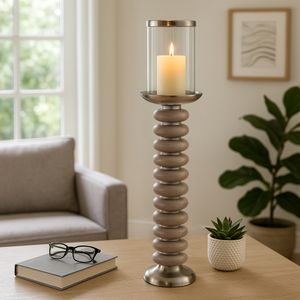 CULLENLAND TAN CANDLE HOLDER 25 (IN) 11
