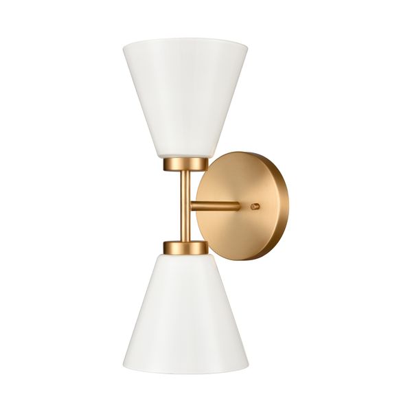 Houghton 15'' High 2-Light Vanity Light - Brushed Gold