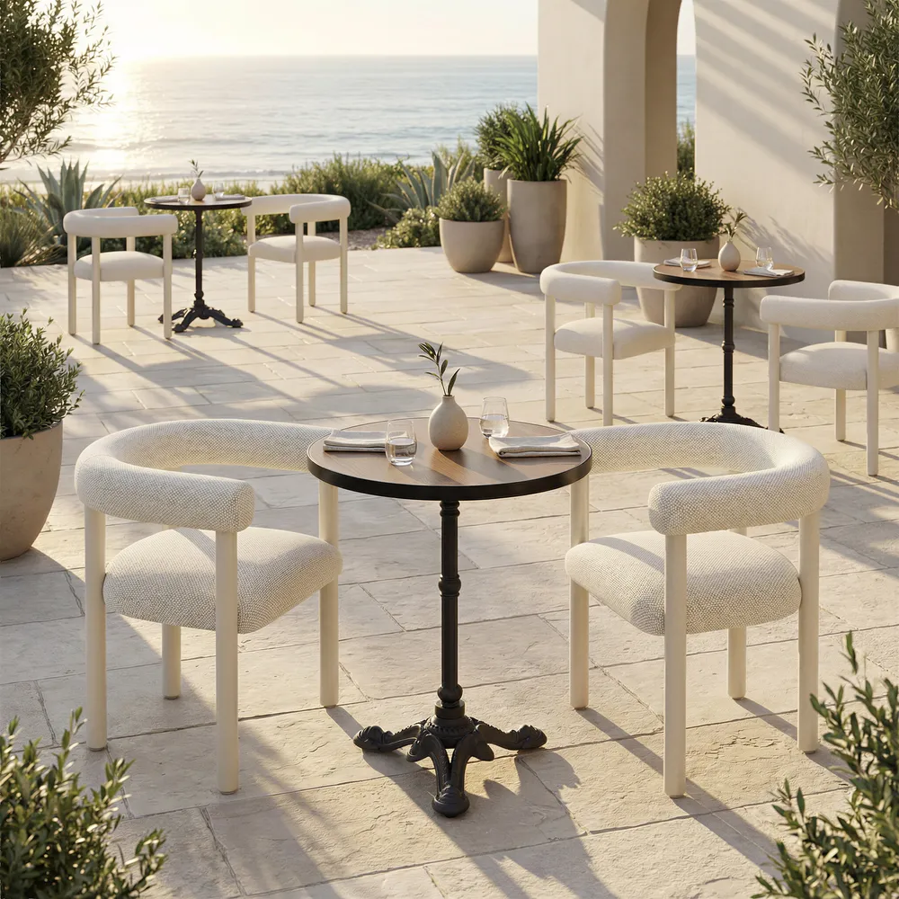 Sunbath Dining Chair White
