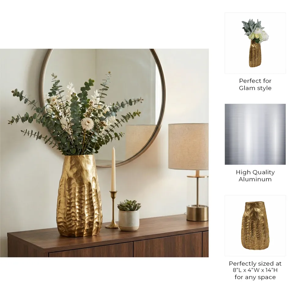 FORD GOLD VASE 14 (IN)