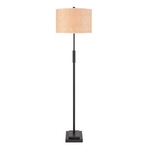 Baitz 62.5'' High 1-Light Floor Lamp - Matte Black 1