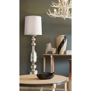 Cabello 78'' High 1-Light Floor Lamp - Antique Silver 5