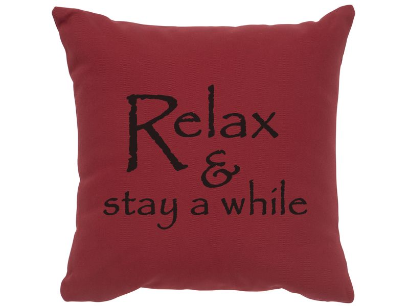 Image Pillow - Relax - Cotton Brick 1
