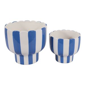 HARDYGROVE SET OF 2 BLUE PLANTER 7 (IN) 5