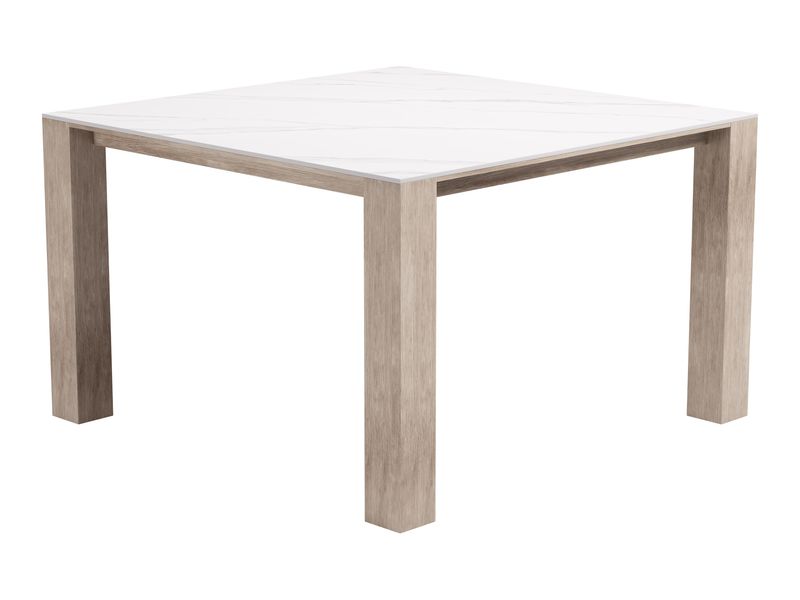 Leilani Square Dining Table (48") White 3