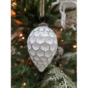 Small Wintery Honeycomb 4x3x3in 1