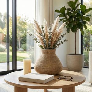TIPTONGROVE BROWN VASE 13 (IN) 12