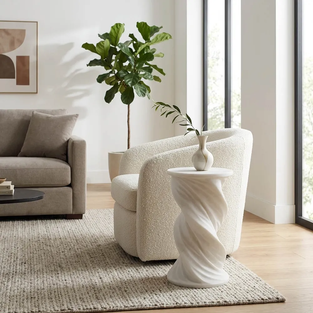 STANTONMILL WHITE TABLE 22 (IN)