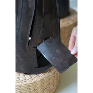 Set of 2 Rustic Iron Ghost Luminaries 2