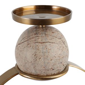 GRAYDONDALE GOLD CANDLE HOLDER 26 (IN) 6